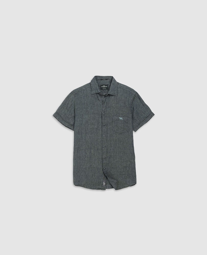 Cathedral Cove Sports Fit Shirt, ASH, Flat Lay