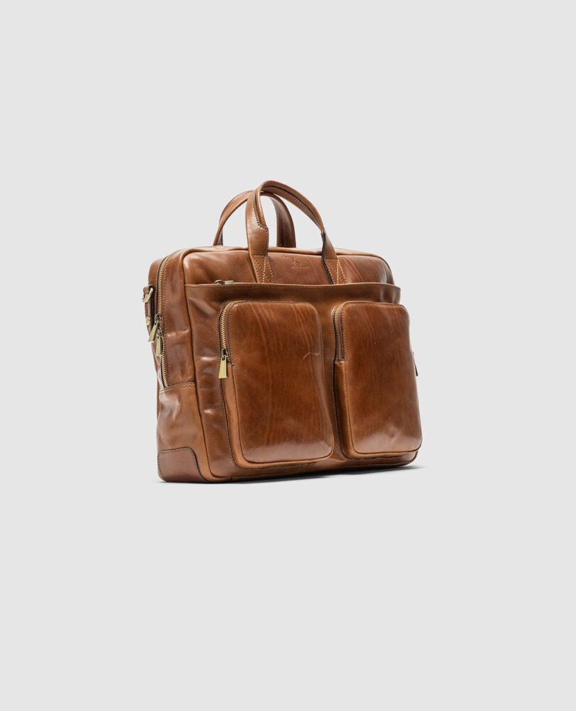 Brieftasche Cambridge, COGNAC, Off Front
