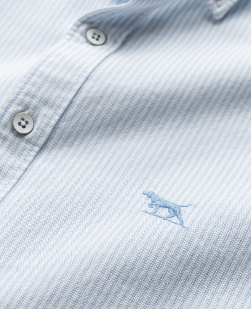 Gestreiftes Oxfordhemd Gunn mit sportlicher Passform, CAPRI, Detail 2
