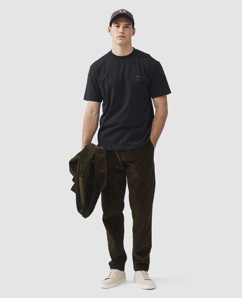 Cooks Gardens T-Shirt , EBONY, Off Front