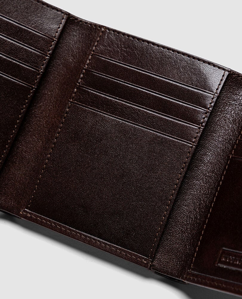 Wesport Tri Fold Wallet, CHOCOLATE, Detail 2