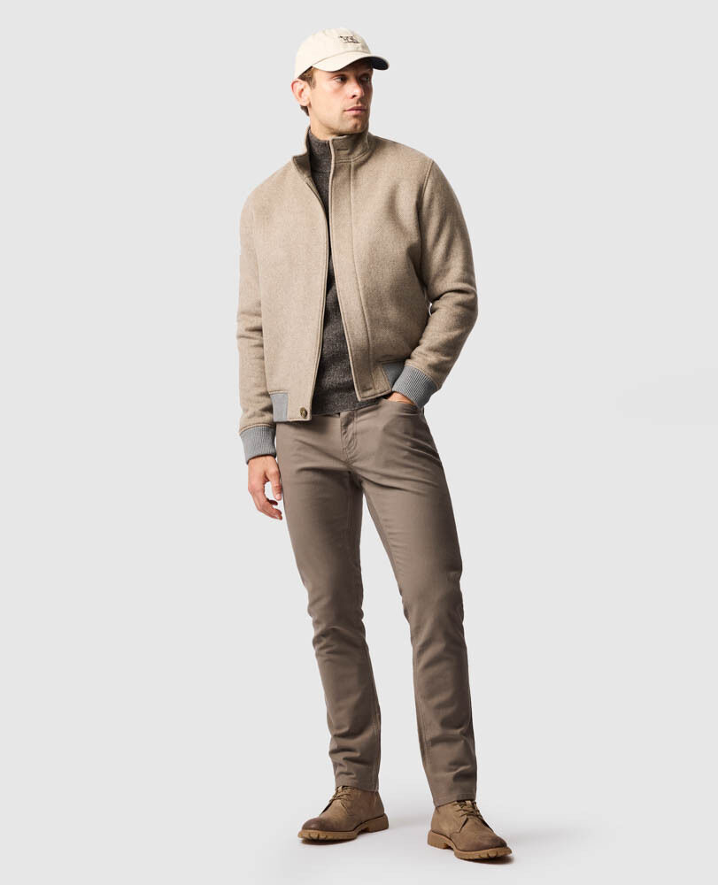 Lake Taylor Jacket, FAWN, Off Front
