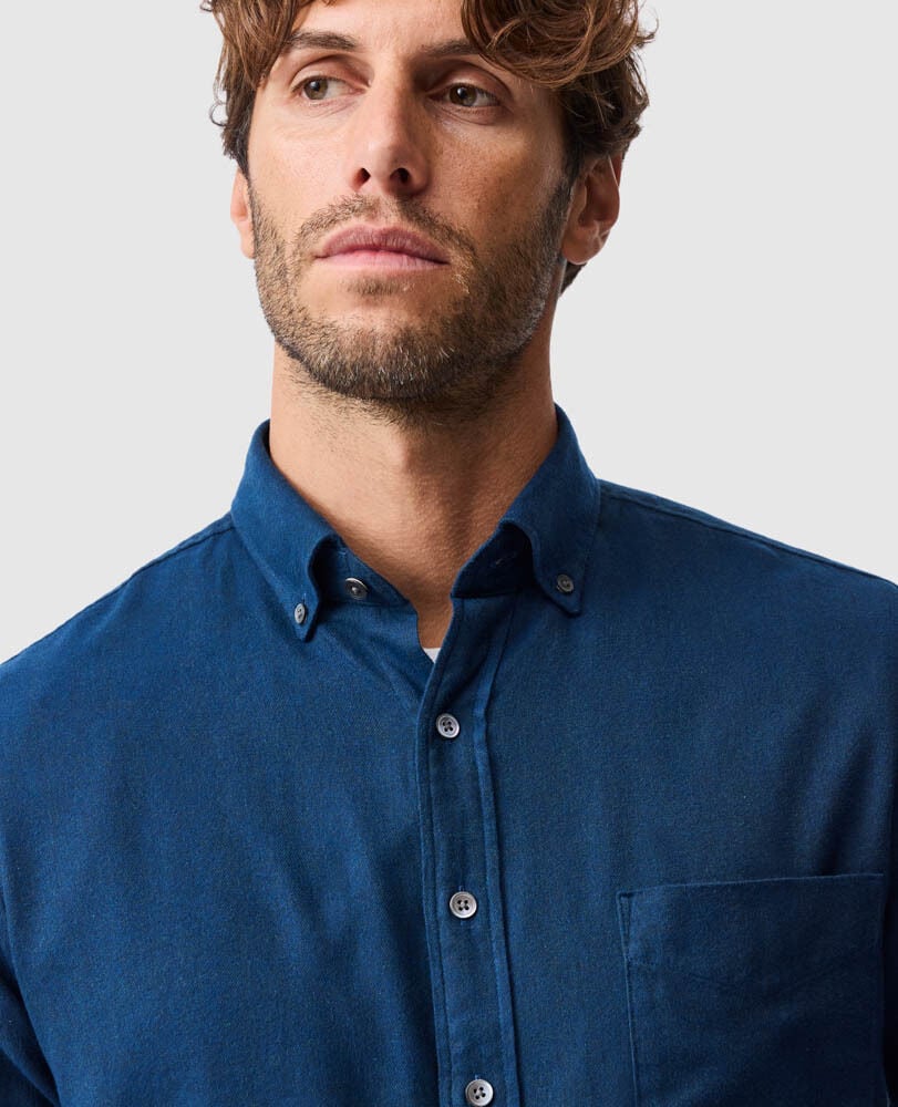 Barrhill Sports Fit Shirt, DEEP OCEAN, Detail 3