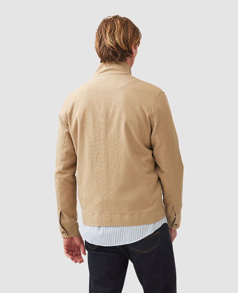 Almadale Jacke, BEIGE, Back