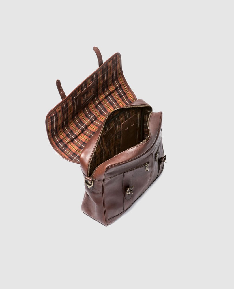 R&G Briefcase, CHOCOLATE