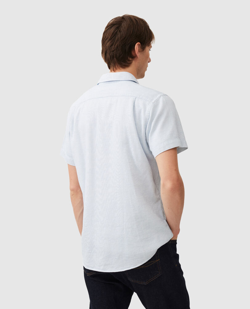 Airtex Sports Fit Shirt, SKY, Back