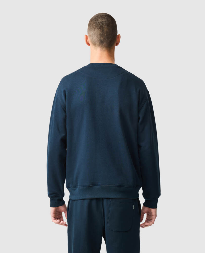 Otago Crew Neck Sweat, ECLIPSE, Back