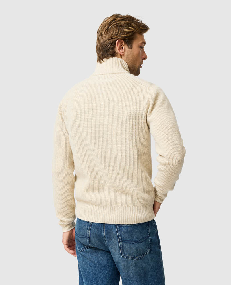 Robbies Road Knit, OAT, Back