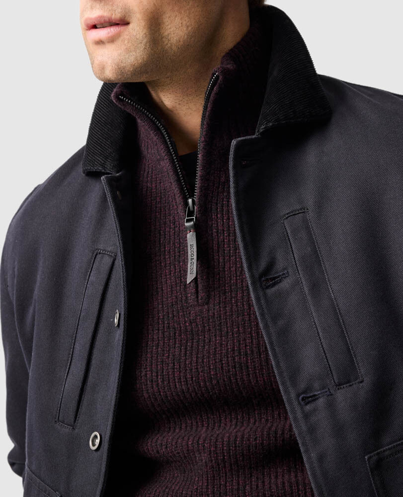 Robbies Road Knit, BLACK FIG, Detail 3