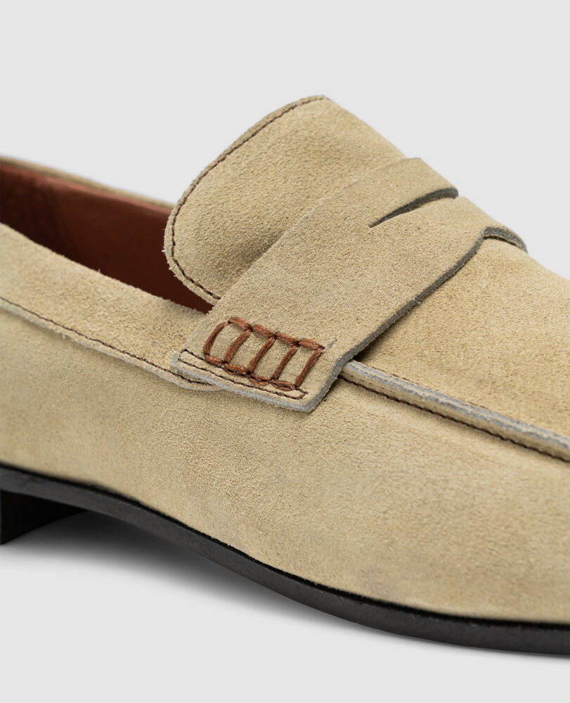 Morris Road Loafer Slip On, TAUPE SUEDE