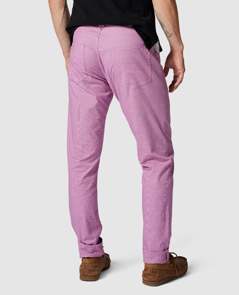 Gunn Straight Fit Jean, VIOLET, Back