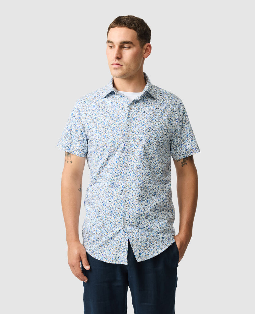 Chemise coupe sportive Gale Street, NEIGE, Front