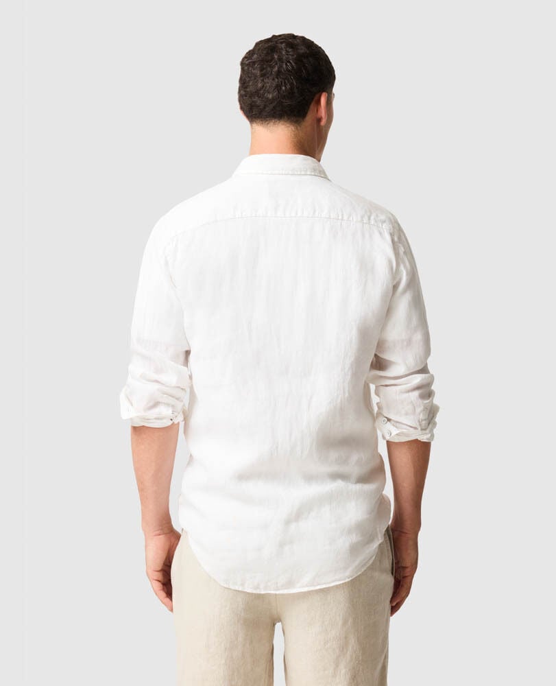 Coromandel Sports Fit Shirt, SNOW, Back