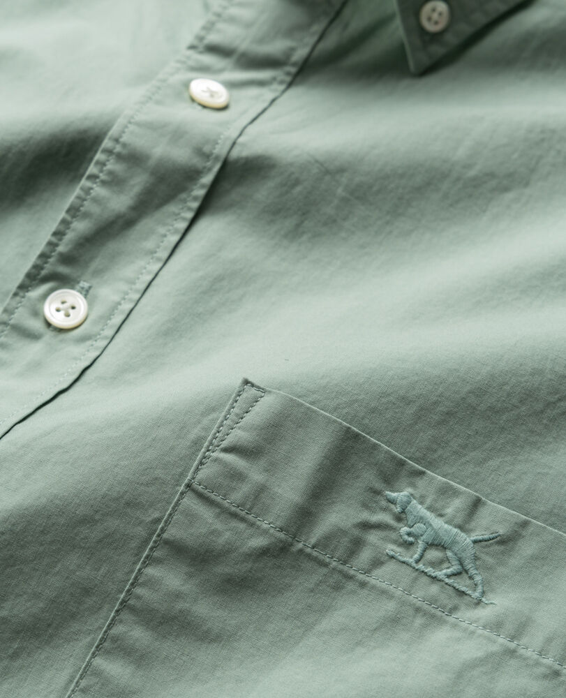 Hendrick Sports Fit Shirt, THYME, Flat Lay
