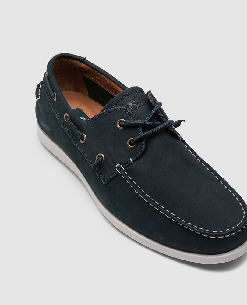 Gordons Bay Boat Shoe, INDIGO, Detail 3