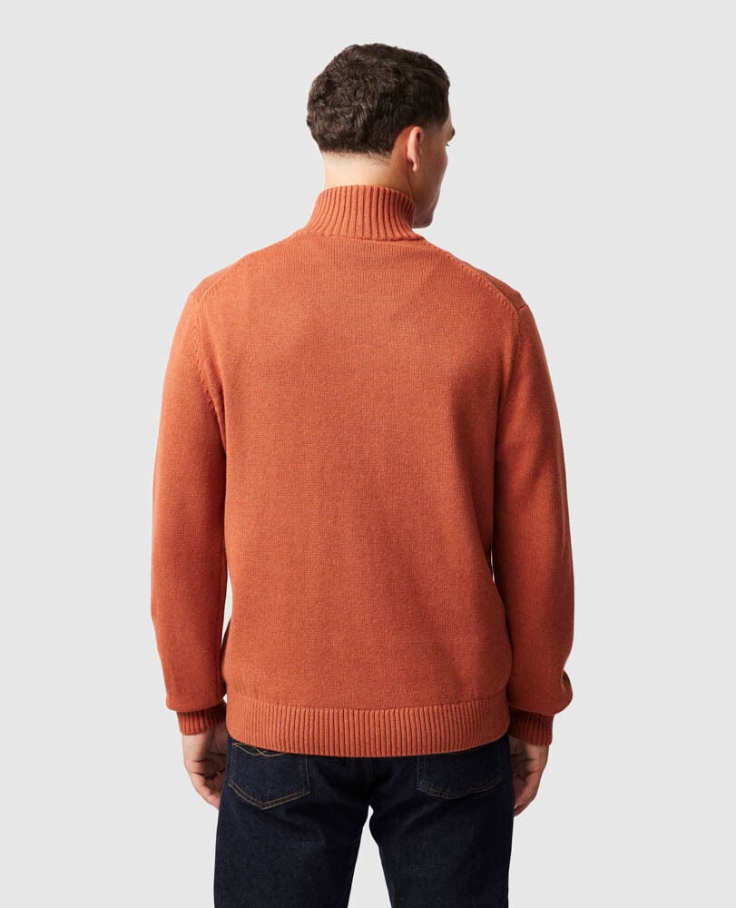 Merrick Bay Knit, RUST, Back