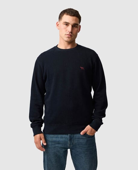 Gunn Crew Neck Sweat, DEEP SEA
