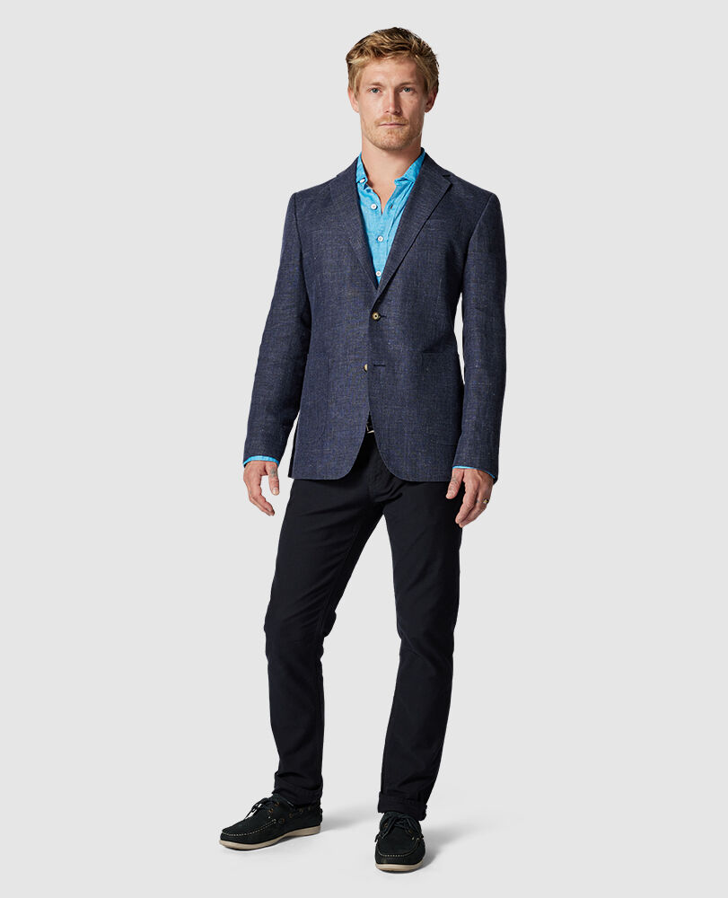 Cove Road Jacket, NAVY, Off Front