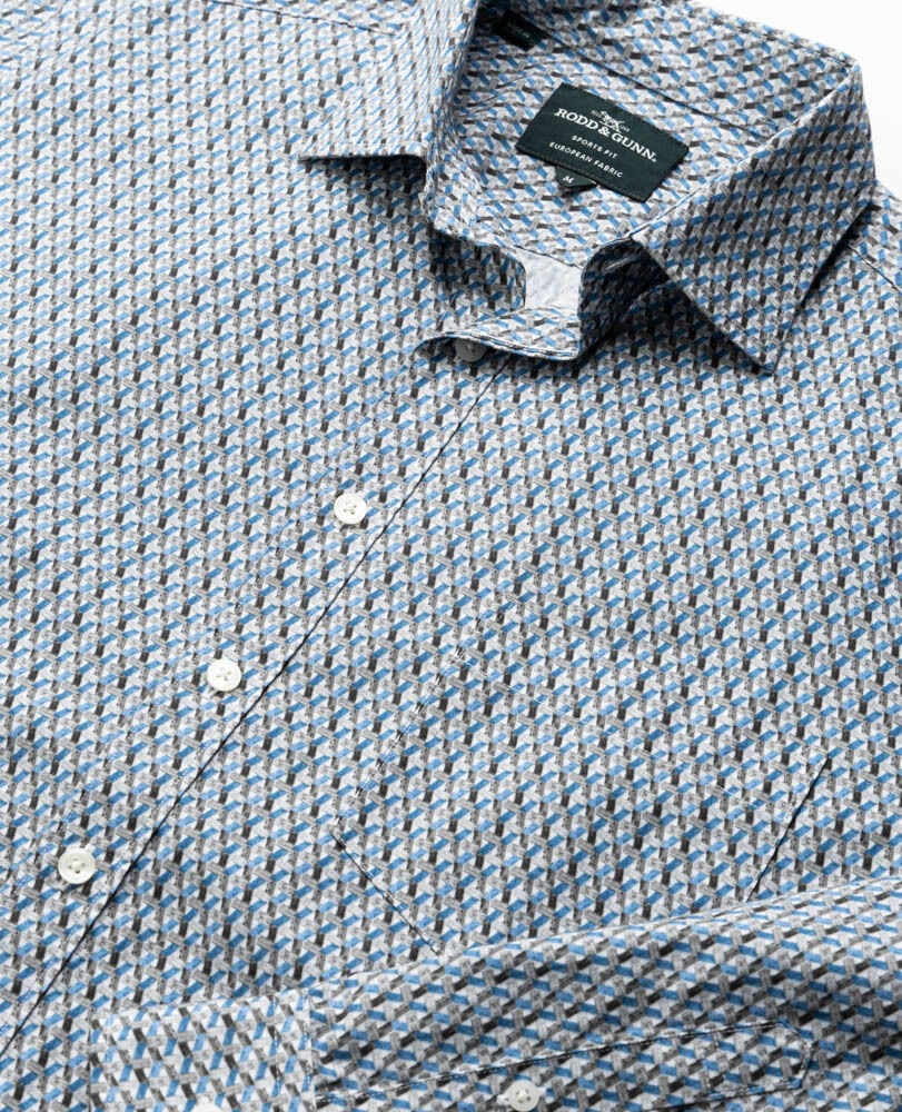 Maitlands Sports Fit Shirt, DUSK, Detail 2