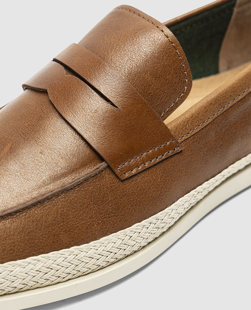 Huaraki Jute Loafer, COGNAC, Detail 3