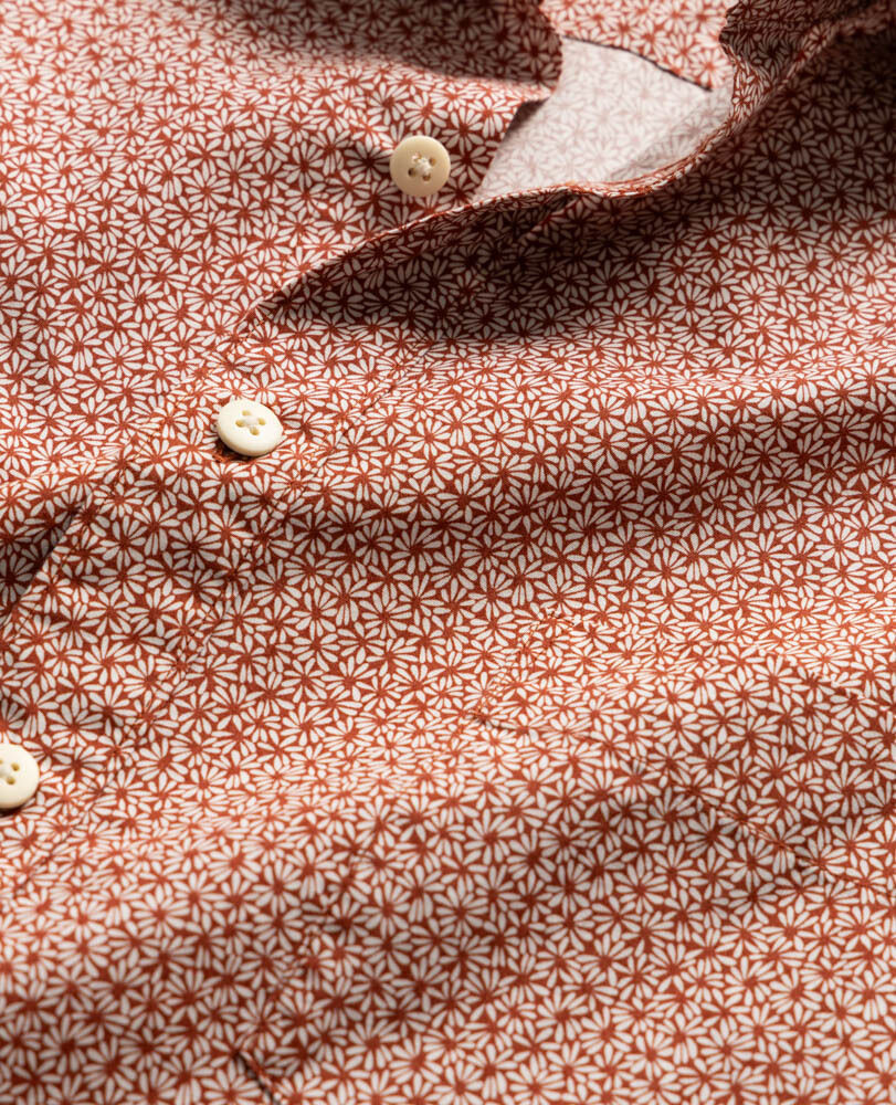 Collingwood Hemd mit sportlicher Passform, VERBRANNTE ORANGE, Detail 2