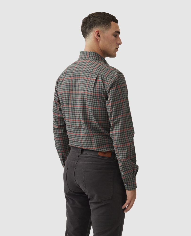 Hillside Sports Fit Shirt, GRAPHITE, Back