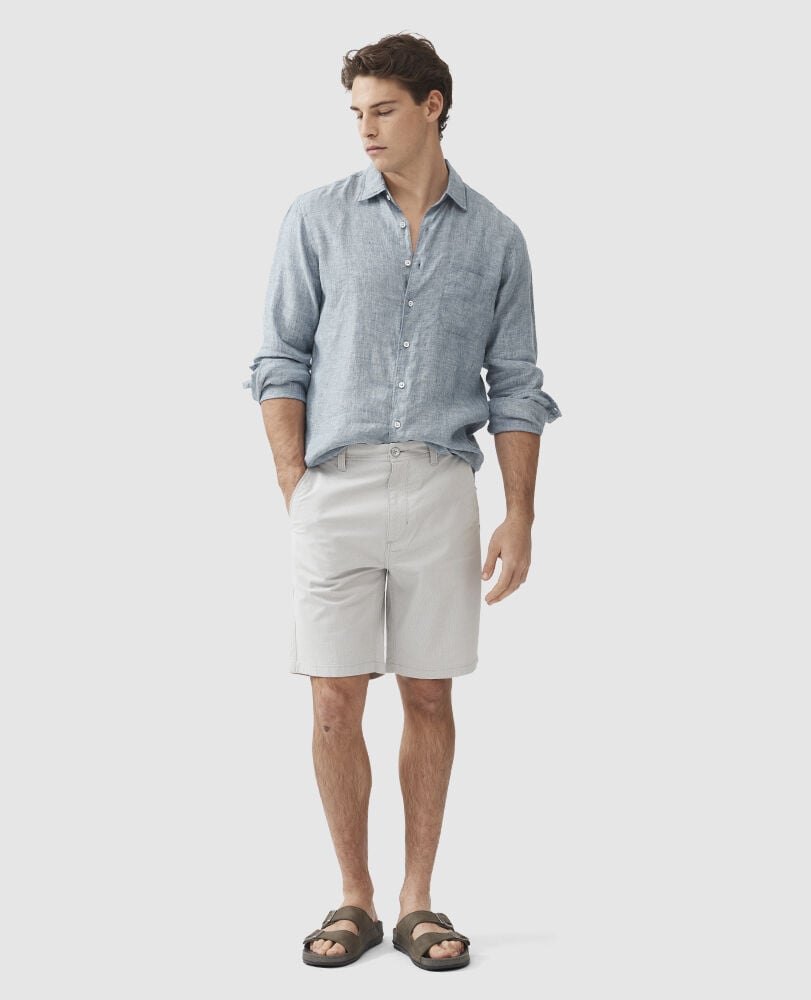 Die Gunn 9" Shorts, SAND, Off Front