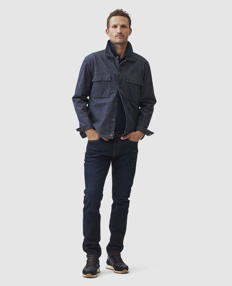 Little Valley Jacket, INDIGO, Off Front