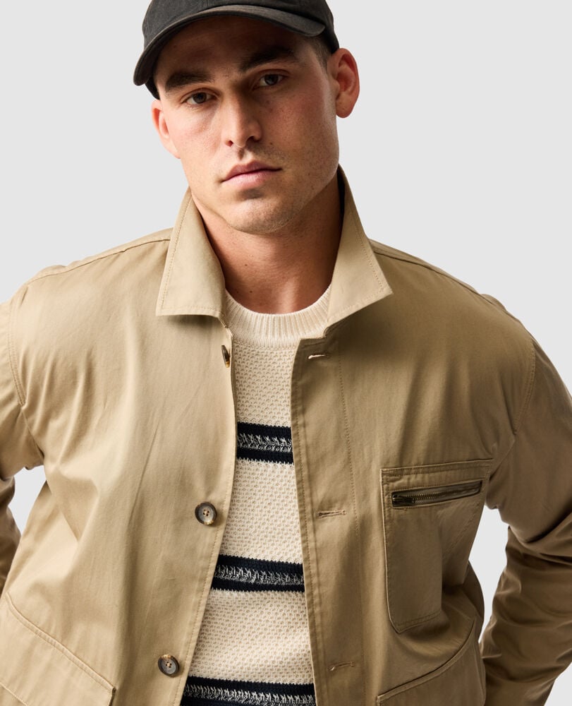 Woody Island Jacket, WHEAT, Detail 3