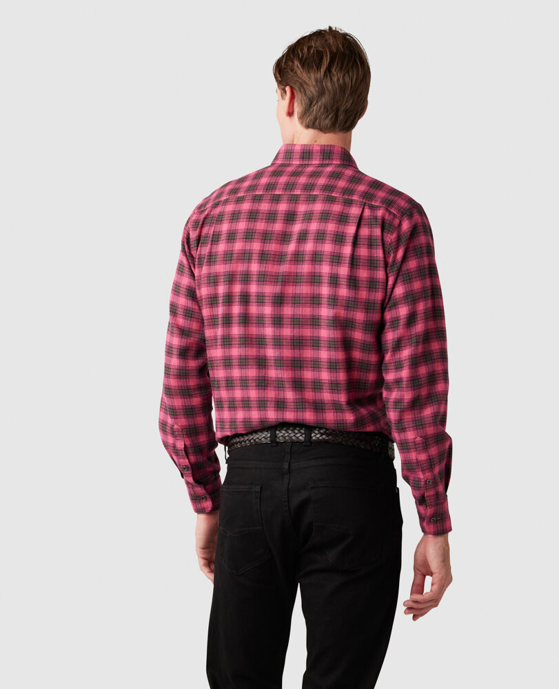 Radbrook Sports Fit Shirt, BUBBLEGUM, Back