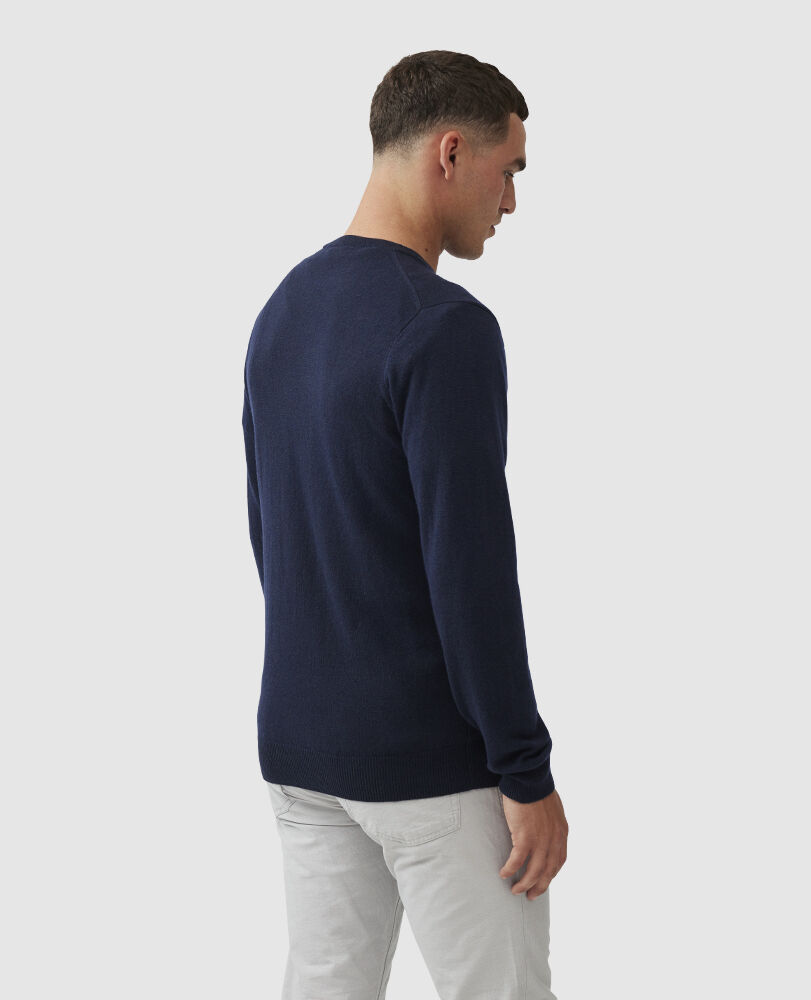 Pullover Queenstown, BLAUER GRANIT, Back