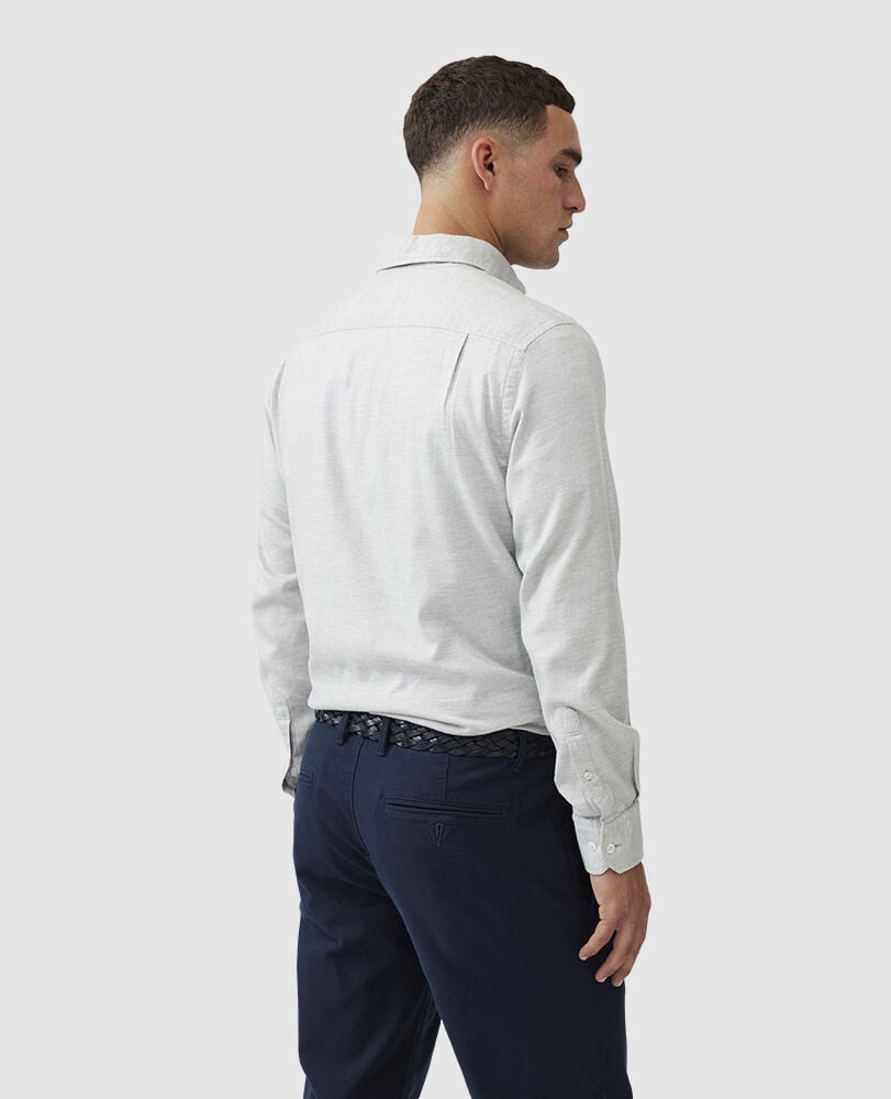 Barrhill Sports Fit Shirt, ASH, Back