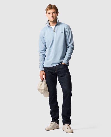 Gunn 14oz 1/4 Zip Sweat, ARCTIC