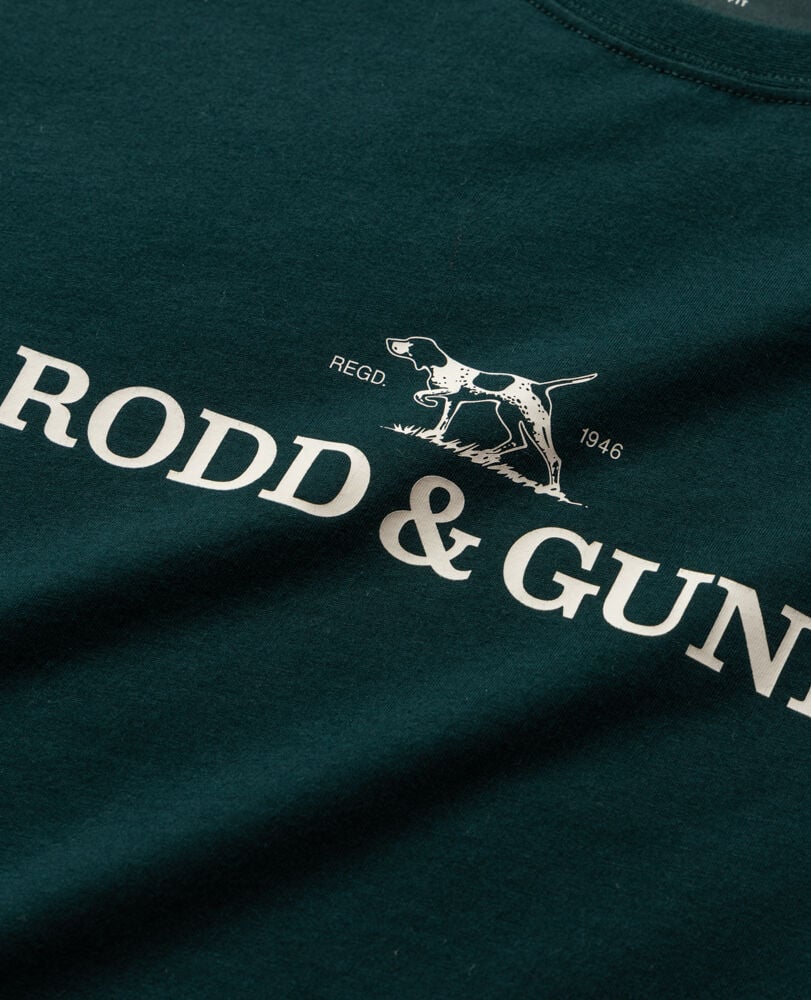 Logo T-Shirt , BOTTLE GREEN, Detail 2