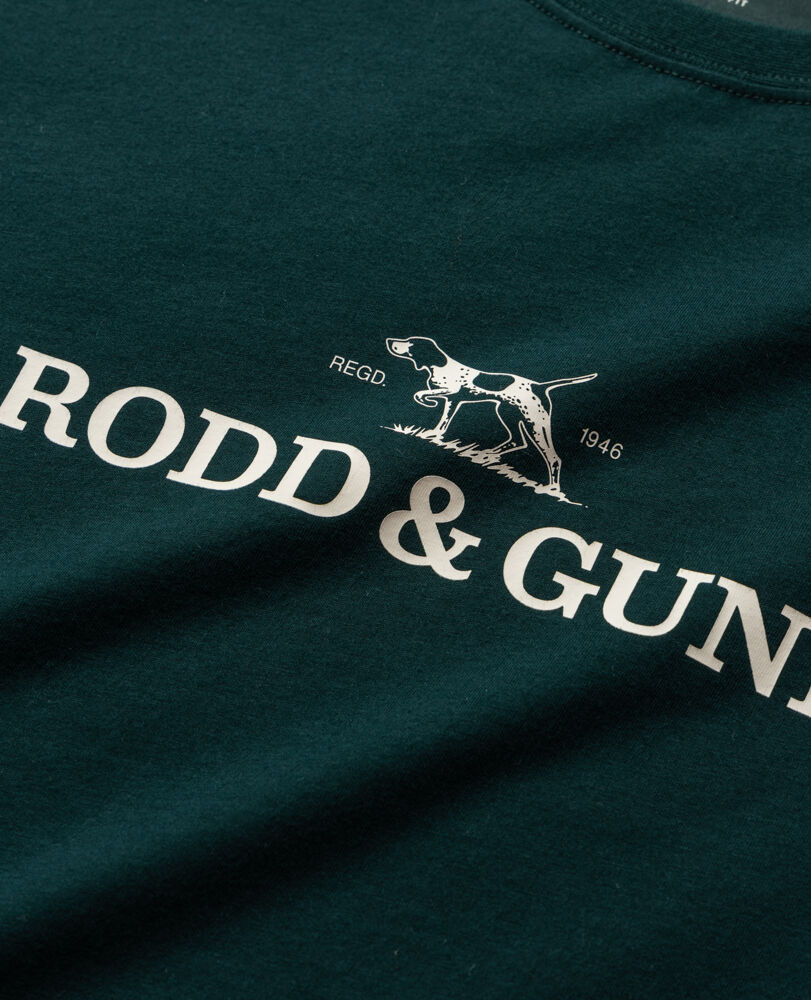 Logo T-Shirt , BOTTLE GREEN, Detail 2