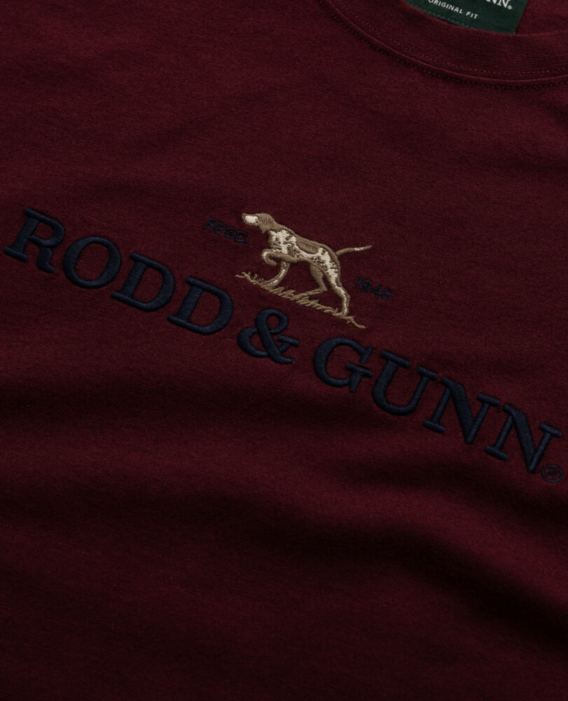 The Peaks Logo Tee, OXBLOOD, Detail 2