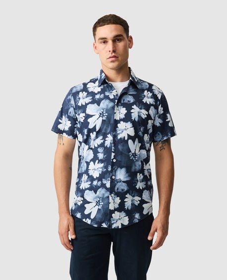 Tyler Street Sports Fit Shirt, NAVY