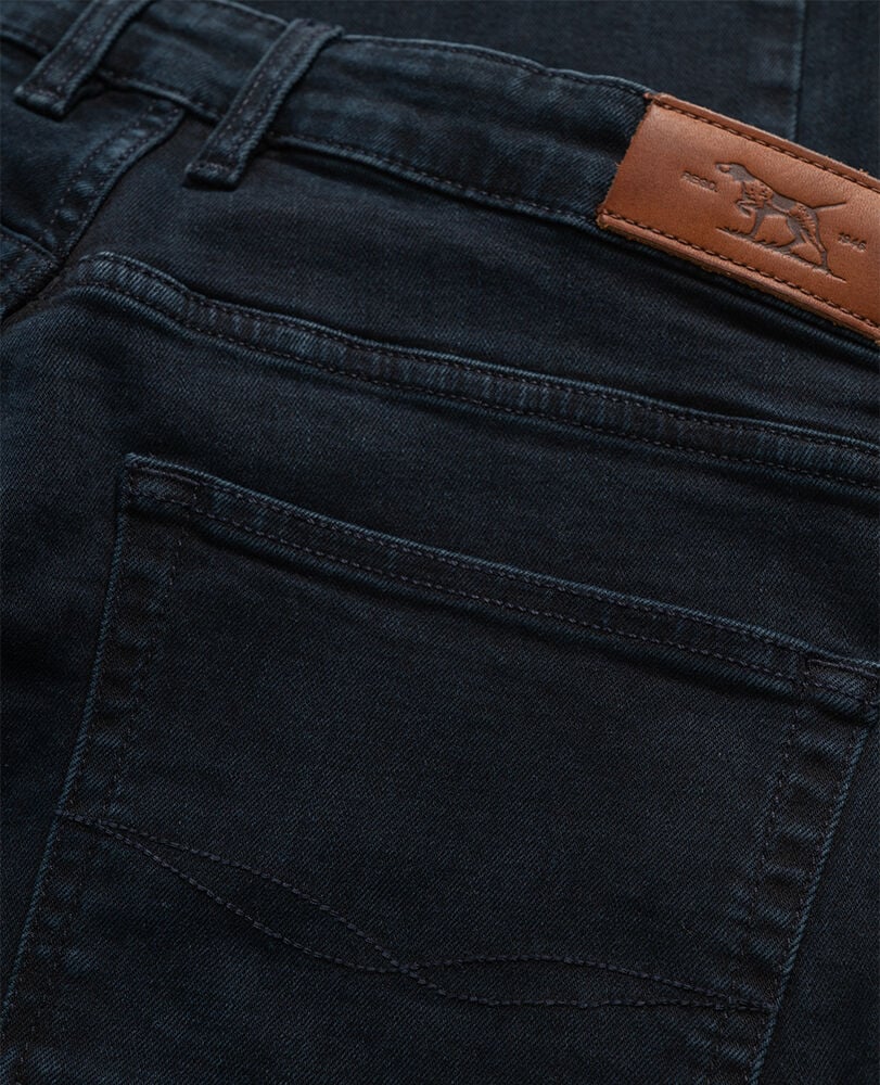 Weston Straight Italian Denim, BLUE BLACK