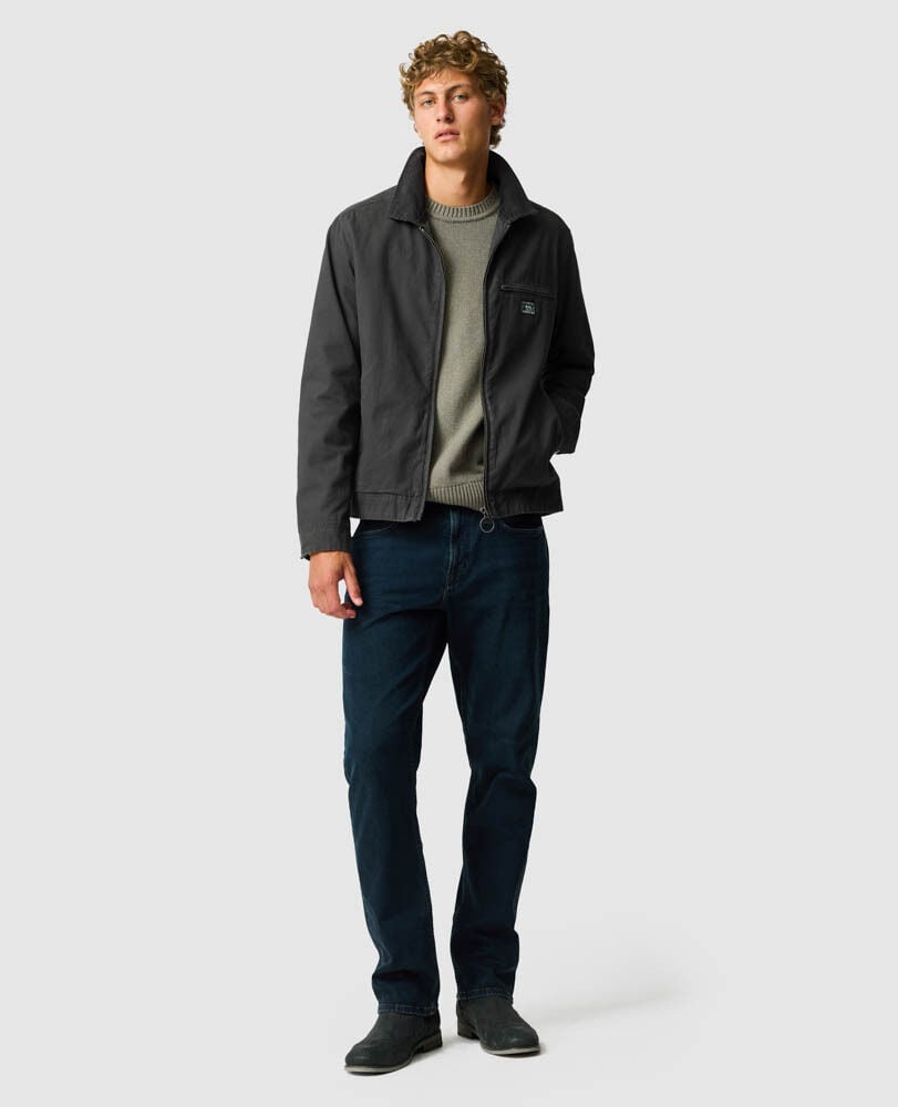 Rutherglen Jacket, PEWTER, Off Front