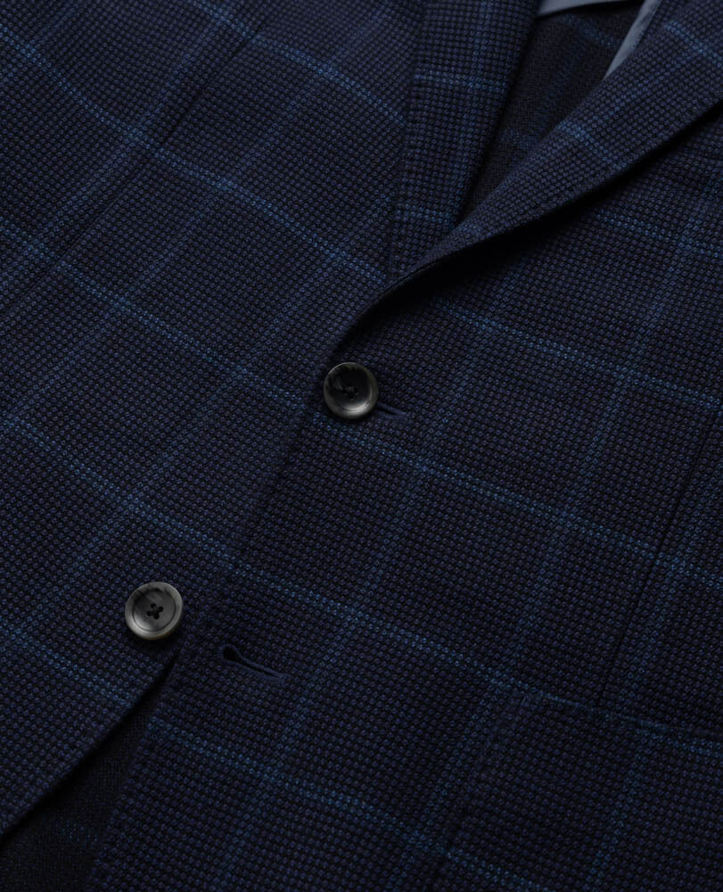 Jacke Campbell Point mit sportlicher Passform, MITTERNACHT, Detail 2