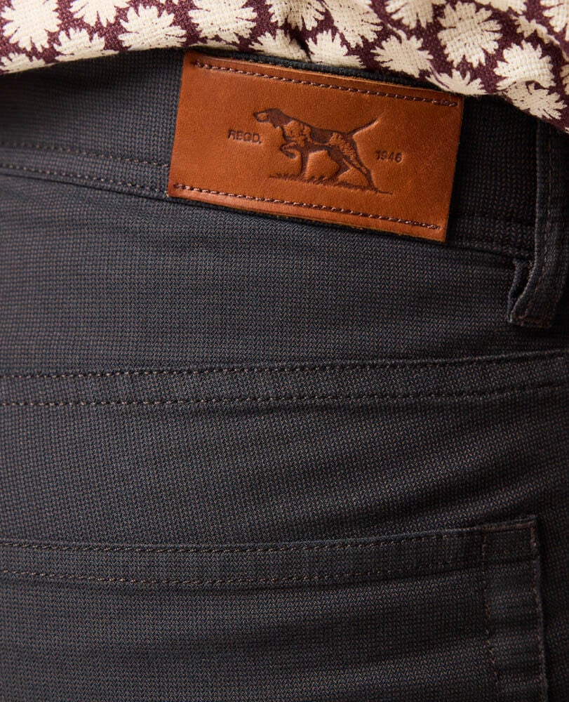 Gunn Straight Fit Jean, BARK, Flat Lay