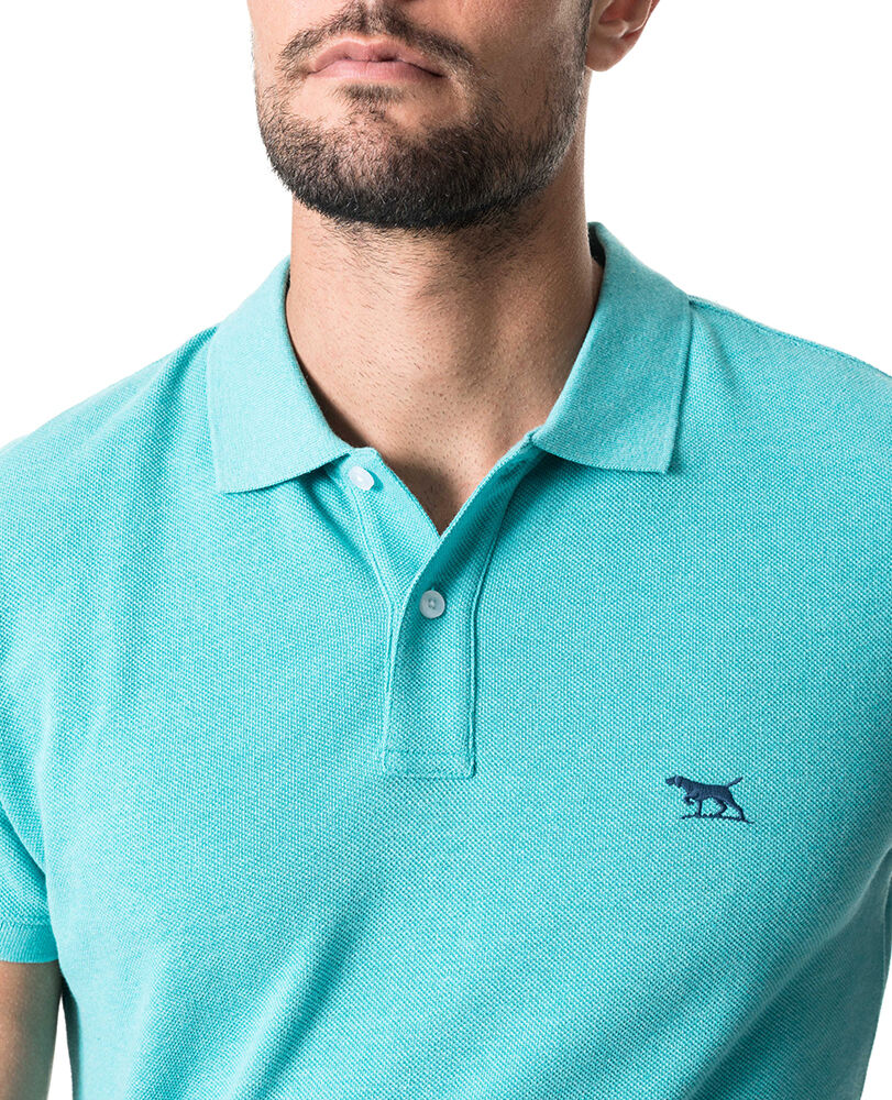 The Gunn Polo Personalised, AQUA, Detail 2