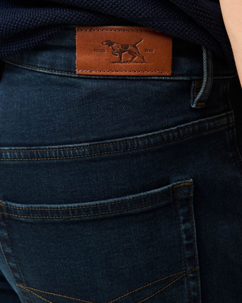 Linden Relaxed Fit Italian Denim, BLUE BLACK, Detail 3