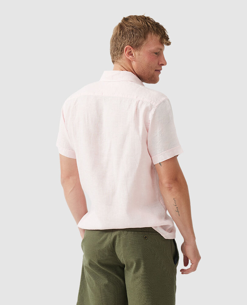 Palm Beach Sports Fit Shirt, ROSEWATER, Back