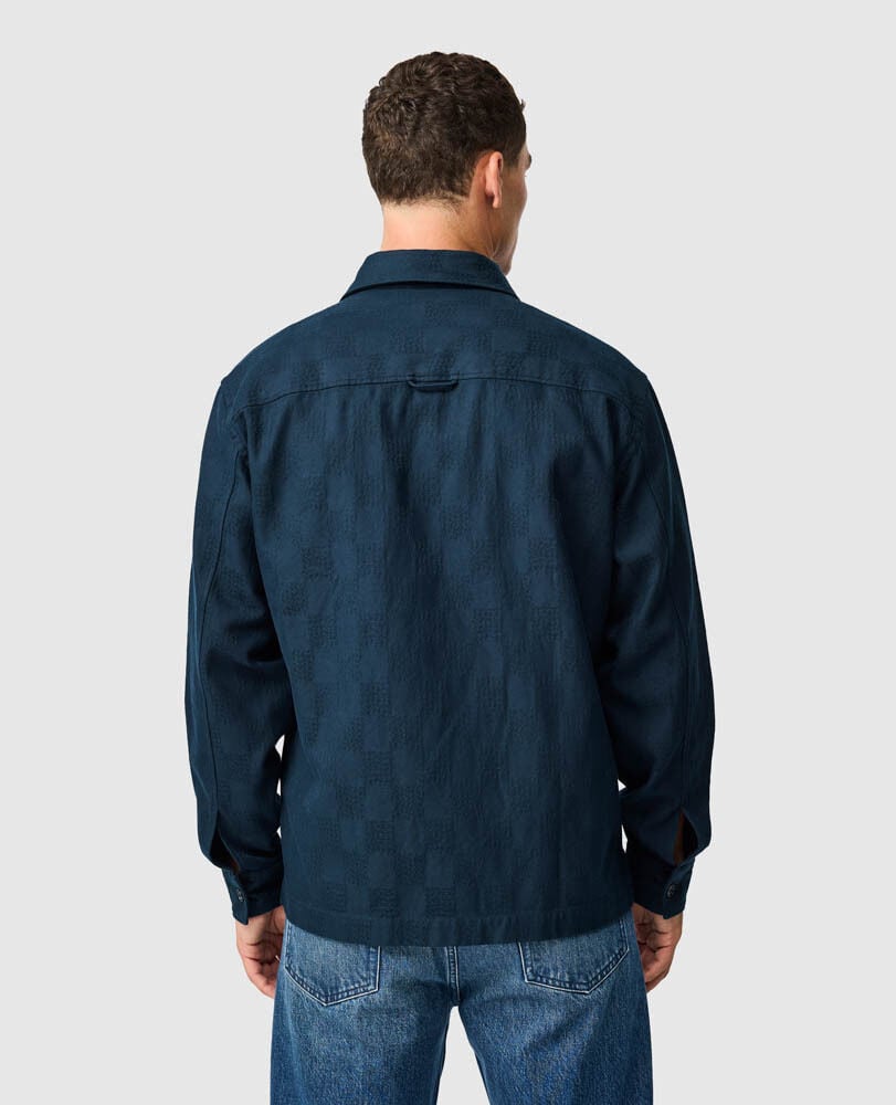 The Fortress Shirt, NAVY, Back