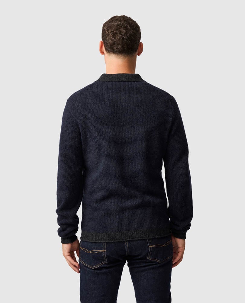 Marlin Knit, INDIGO, Back