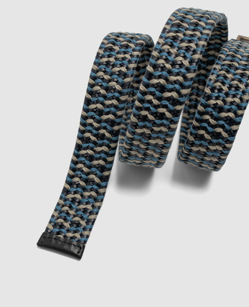 Karaka Bay Belt, DENIM MULTI, Back