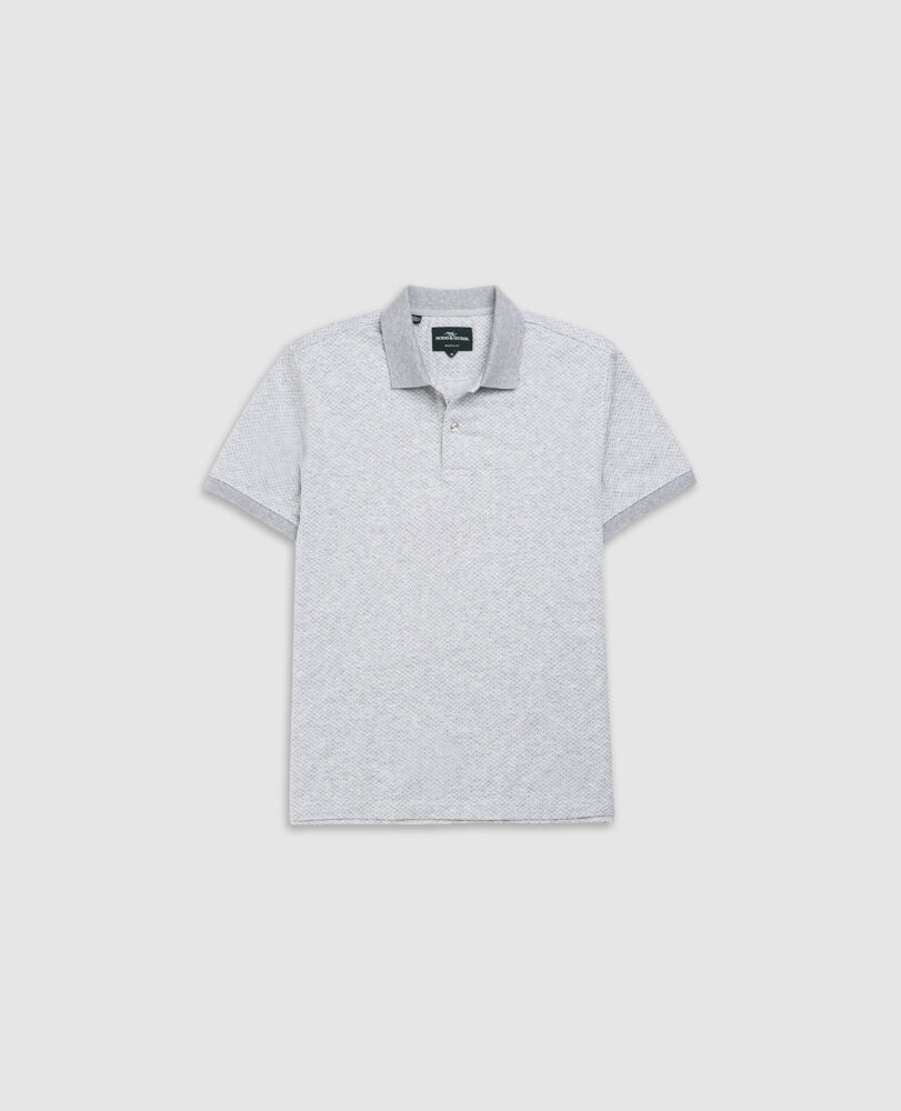 Chatto Creek Polo mit sportlicher Passform, ASCHGRAU, Flat Lay