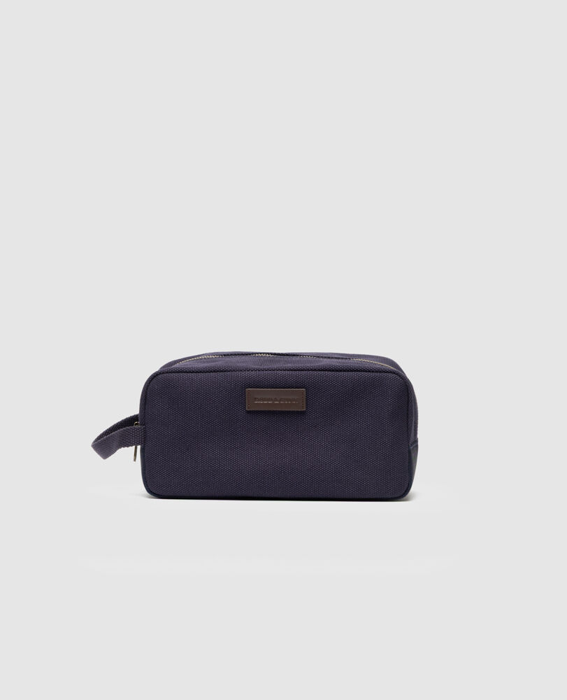 Ponsonby Wash Bag, NAVY, Front