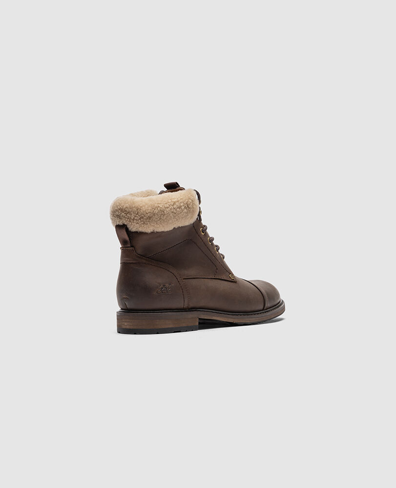 Dobson Cold Climate Military Boot, CHOCOLATE NB, Back